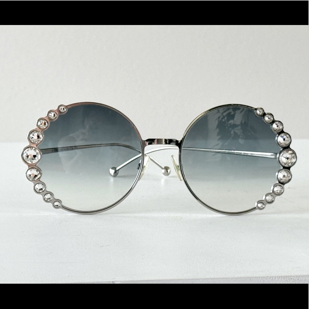 Fendi Round Sunglasses with crystal